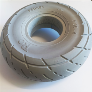 Bandage gris 3.00-4 semi-slick - diamètre intérieur 95 mm - talon 55 mm (F3)