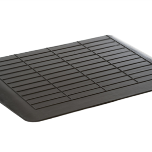 Passage de seuil caoutchouc noir 75x600x900 mm (k)